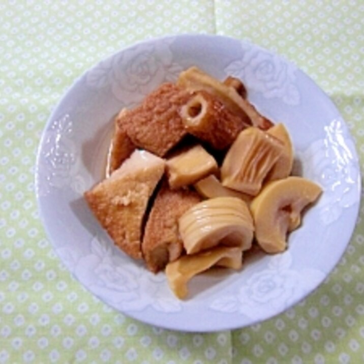 破竹と厚揚げ煮 レシピ 作り方 By Hime Tarako 楽天レシピ